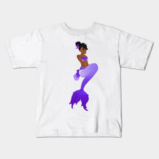 Purple Mermaid V2 Kids T-Shirt